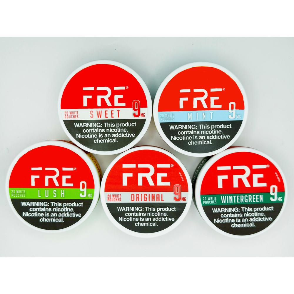 FRE POUCHES VARIETY 5 PACK 9MG