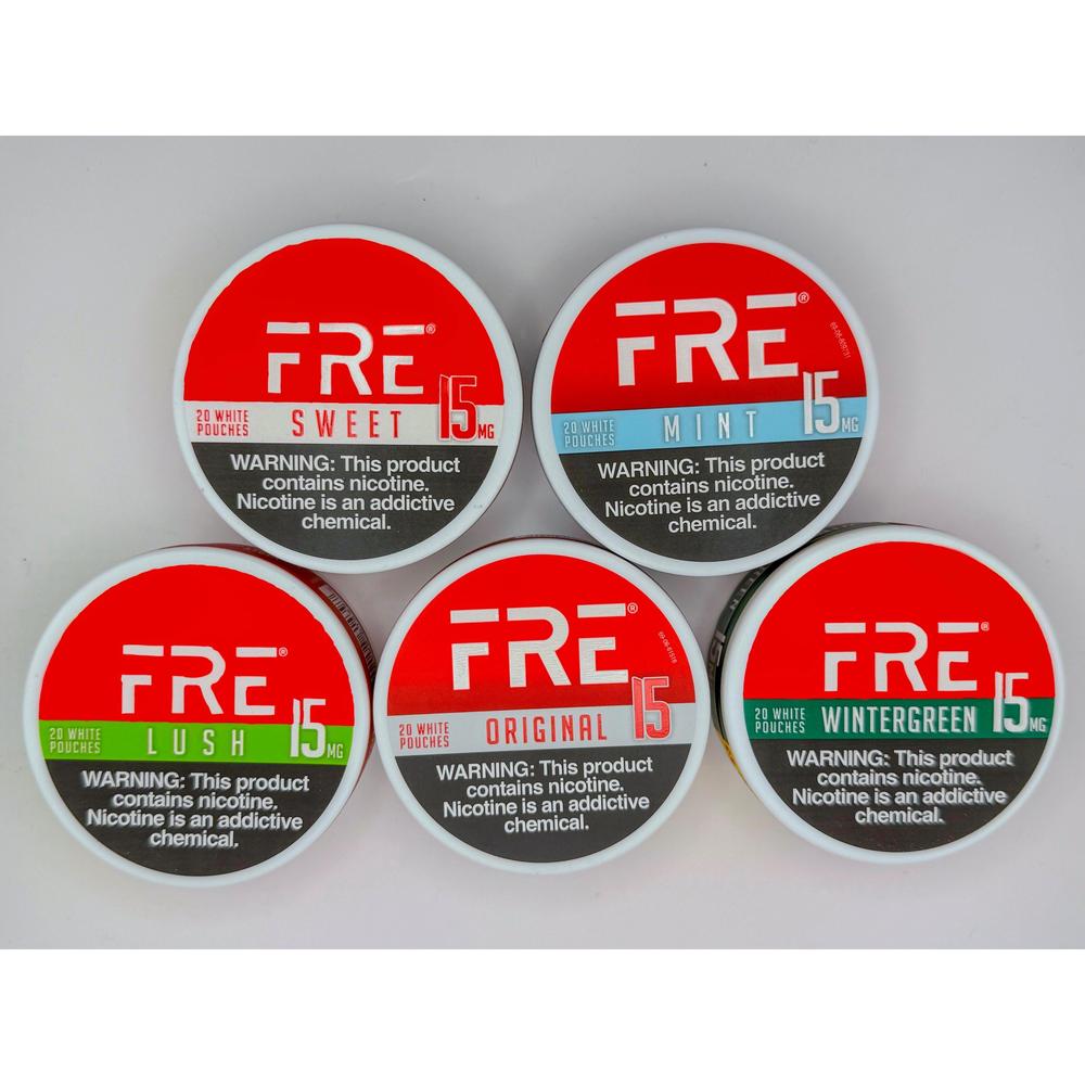 FRE POUCHES VARIETY 5 PACK 15MG