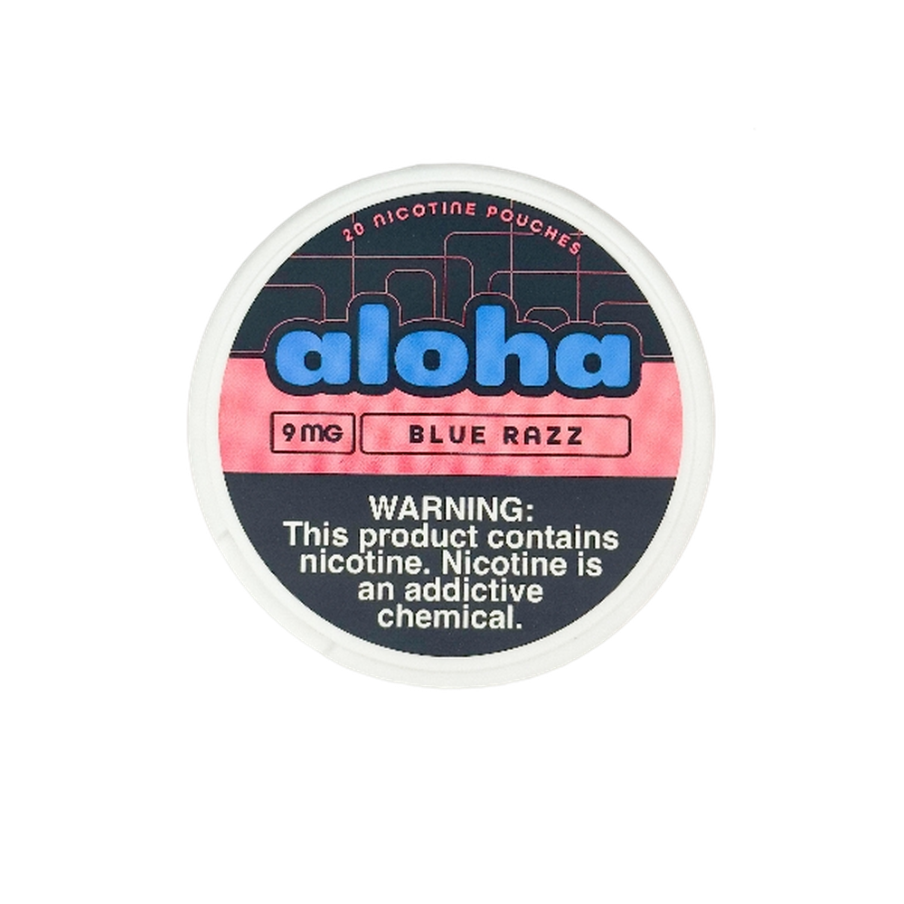ALOHA BLUE RAZZ 9MG