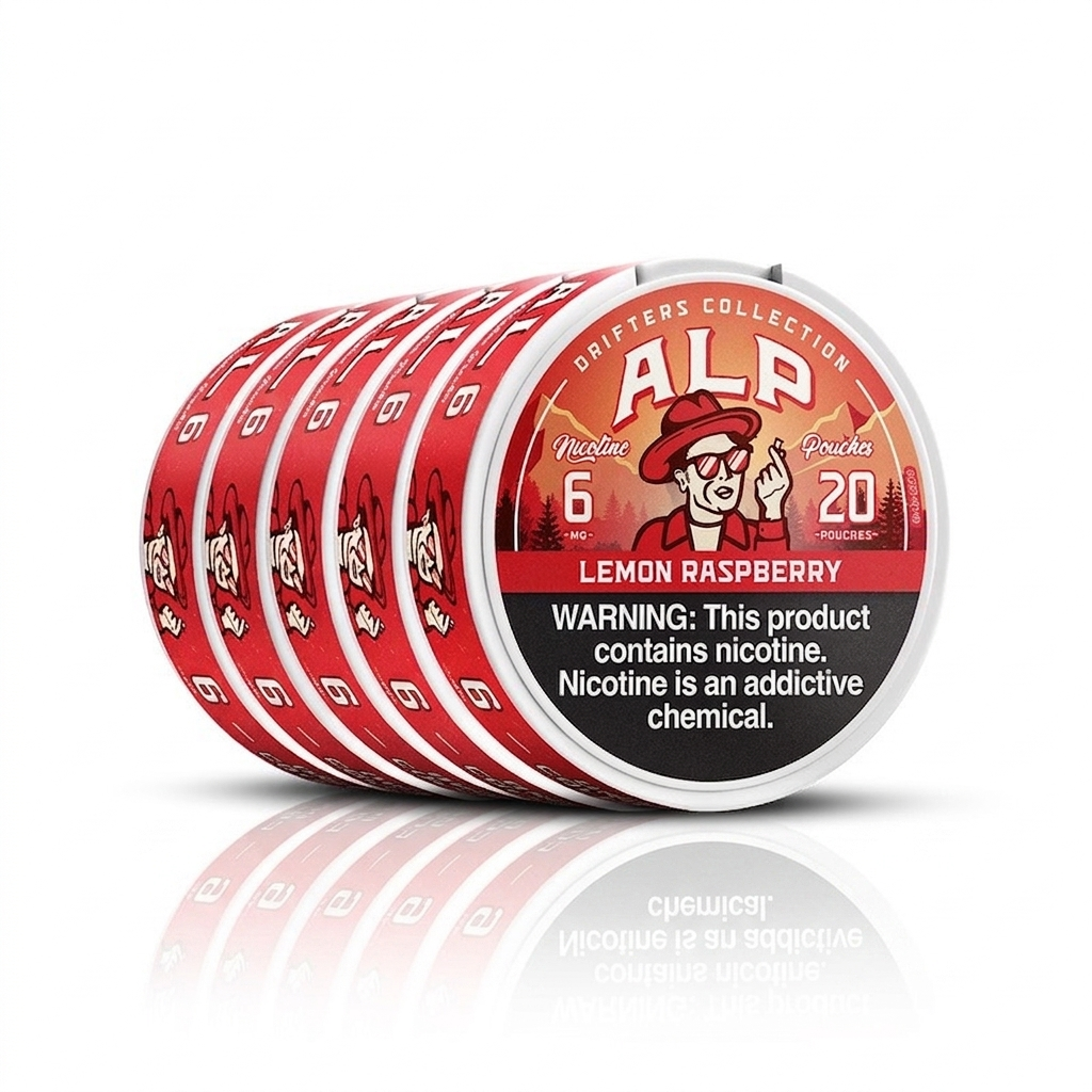Alp Drifters Lemon Raspberry 6MG 5-Pack