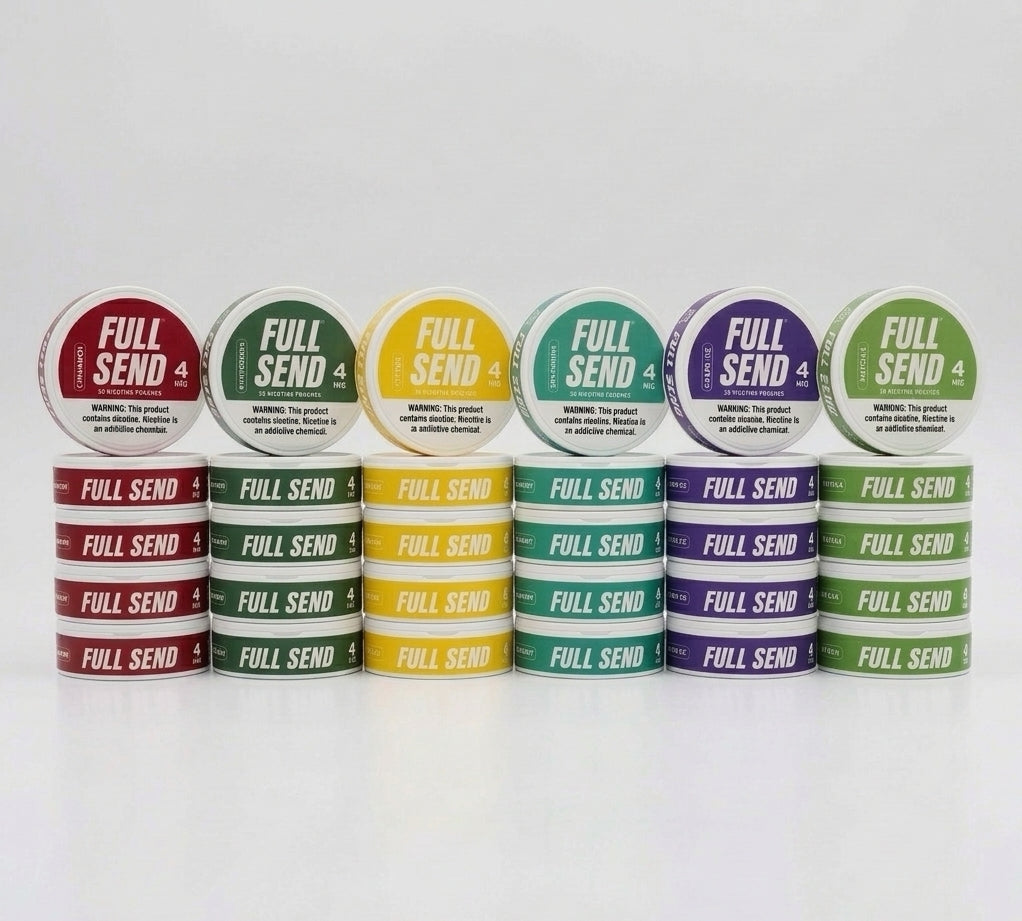 Full Send Pouches Variety 4MG Log 6-Pack Bundle