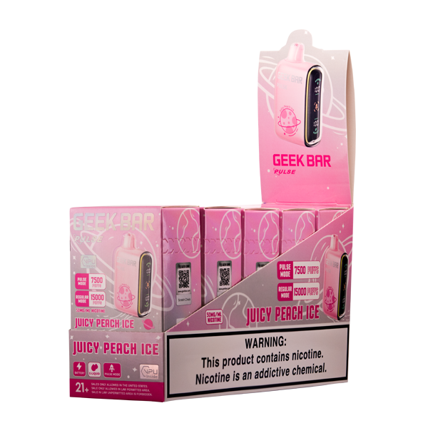 Geek Bar Pulse Juicy Peach 5 Pack