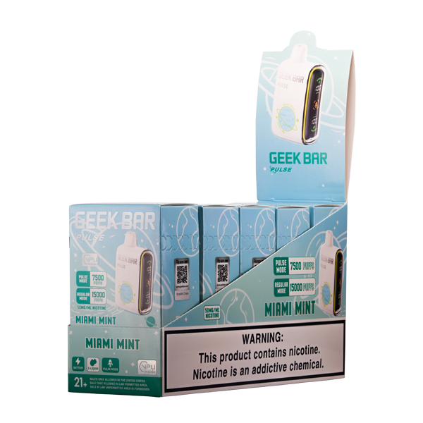 Geek Bar Pulse Miami Mint 5 Pack