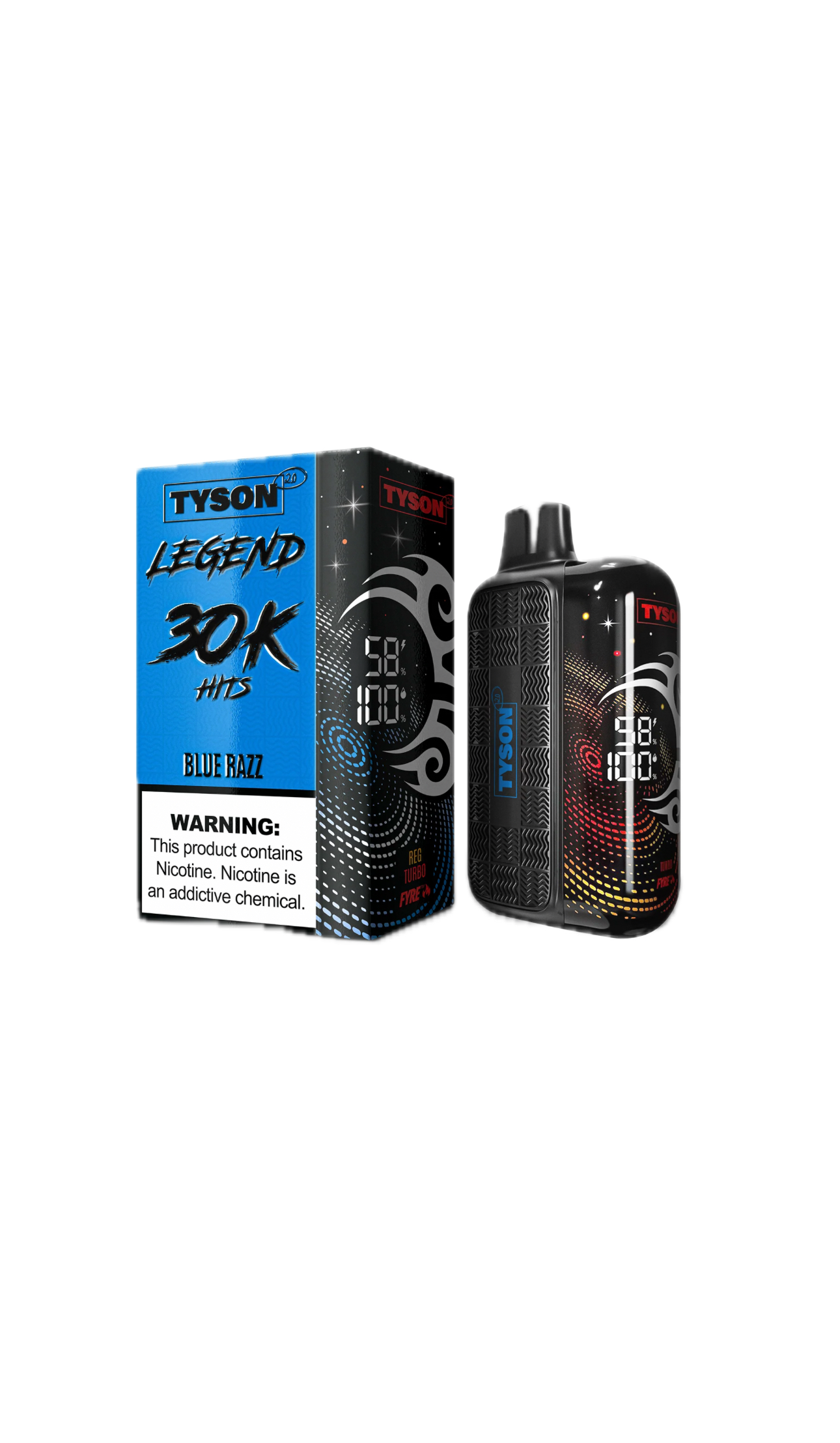 Tyson Legend Blue Razz 30K
