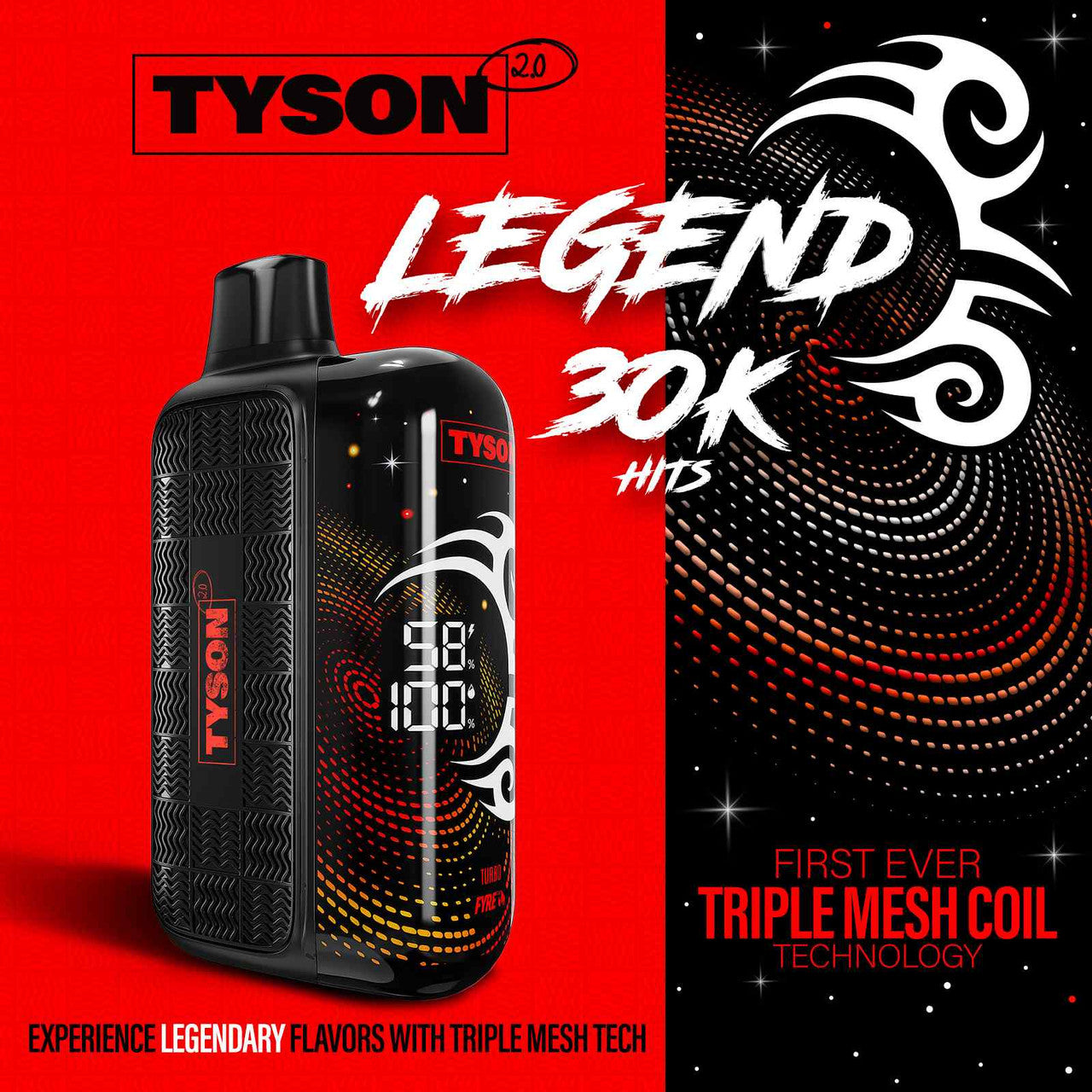Tyson Legend Cherry Bomb 30K Drip Flavors Tyson Legend Cherry Bomb 30K Drip Flavors