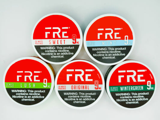 FRE POUCHES VARIETY 5 PACK 9MG