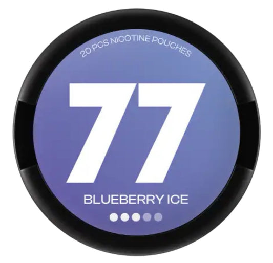 77 Pouches Blueberry Ice 10.4MG