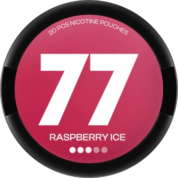77 Pouches Raspberry Ice 10.4MG