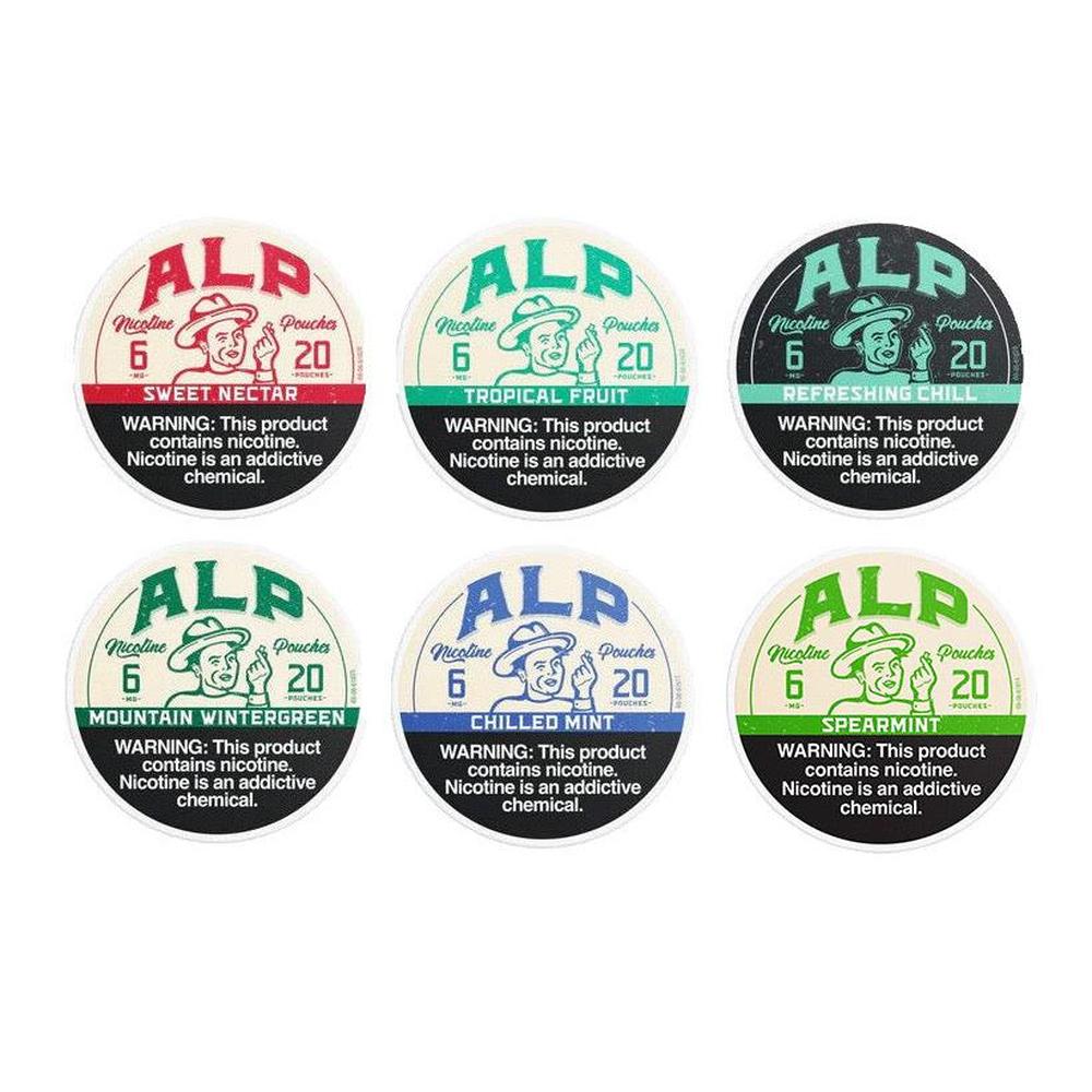 ALP POUCHES MIX VARIETY 6 PACK 6MG