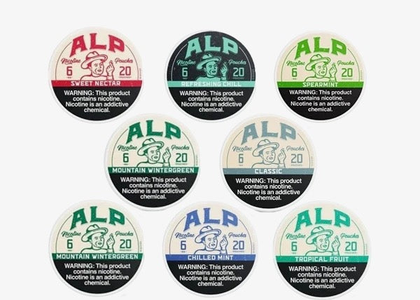 ALP Pouches Mix Variety 8 Pack 6MG