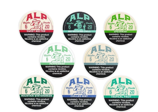 ALP Pouches Mix Variety 8 Pack 6MG