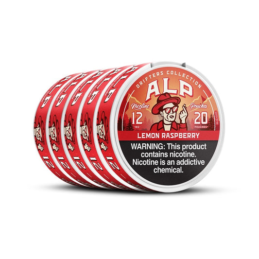 Alp Drifters Lemon Raspberry 12MG 5-Pack