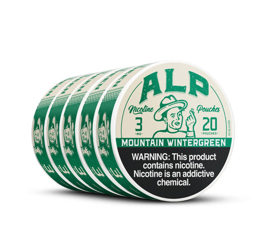 ALP POUCHES Mountain Wintergreen 6 CANS FOR THE PRICE OF 5 !!!