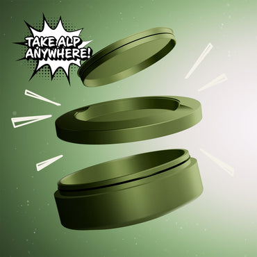 ALP Metal Travel Tin Forest Green