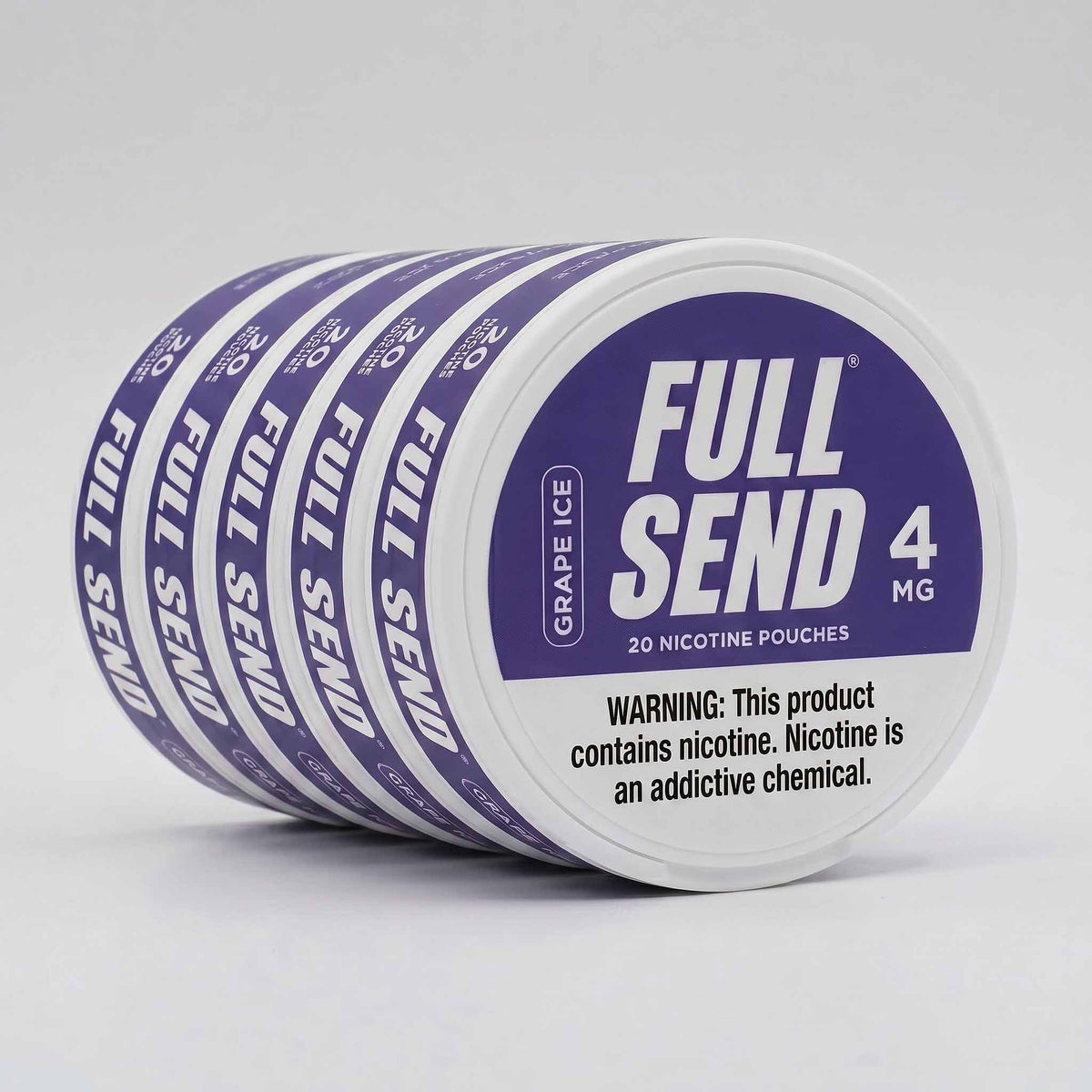Full Send Pouches Grape Ice 4MG