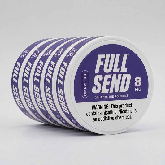Full Send Pouches Grape Ice 8MG