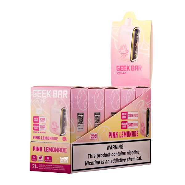 Geek Bar Pulse Pink Lemonade 5 Pack