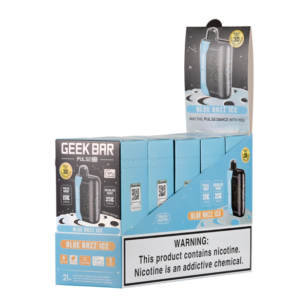 Geek Bar Pulse X Blue Razz 25k 5 Pack