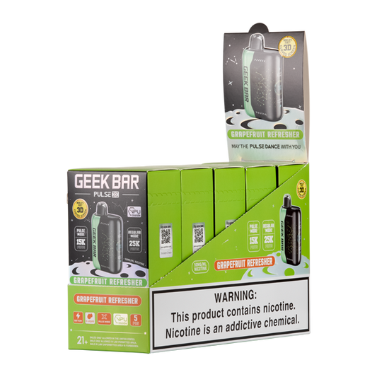 Geek Bar Pulse X Grapefruit Refresher 25k 5 Pack