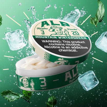 ALP POUCHES Mountain Wintergreen 6 CANS FOR THE PRICE OF 5 !!!