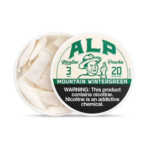 ALP POUCHES Mountain Wintergreen 6 CANS FOR THE PRICE OF 5 !!!