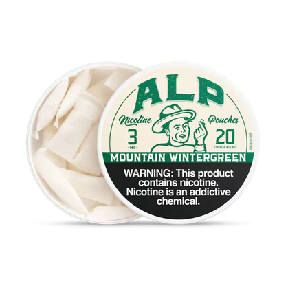 ALP POUCHES Mountain Wintergreen 6 CANS FOR THE PRICE OF 5 !!!