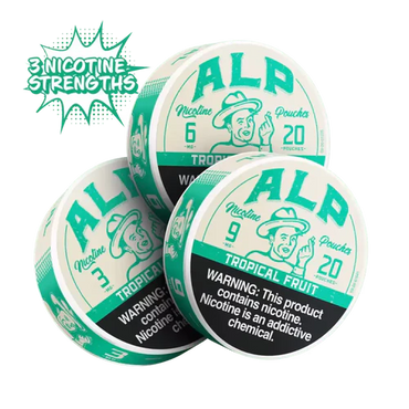 ALP POUCHES Tropical Fruit 6 CANS FOR THE PRICE OF 5 !!!