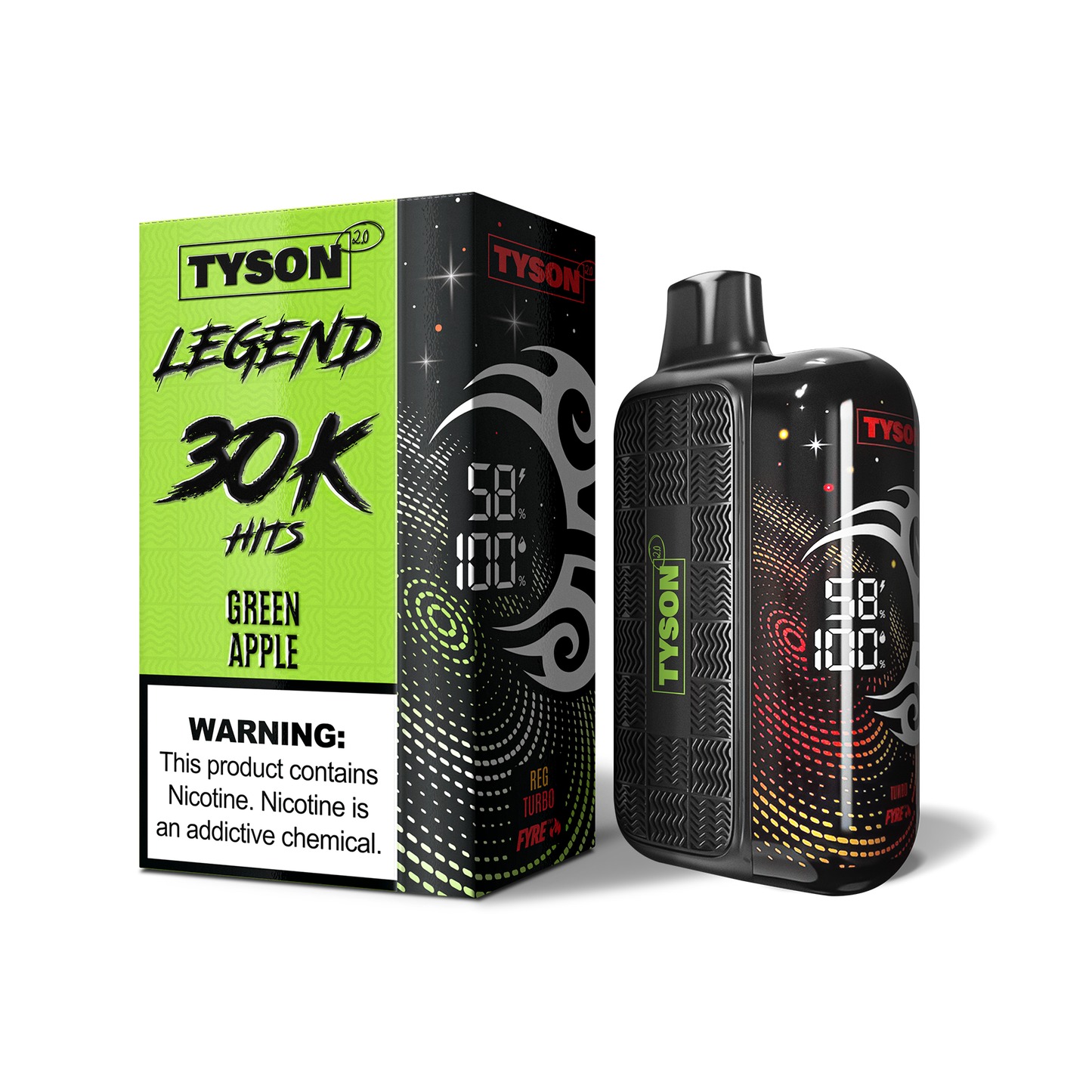 Tyson Legend Green Apple 30K