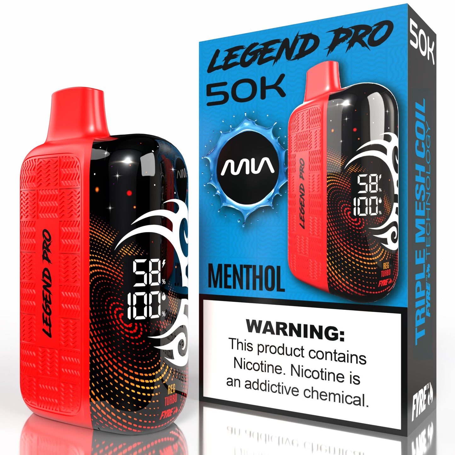 Tyson Legend Pro Menthol 50K
