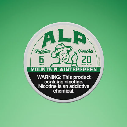 ALP POUCHES Mountain Wintergreen 6 CANS FOR THE PRICE OF 5 !!!